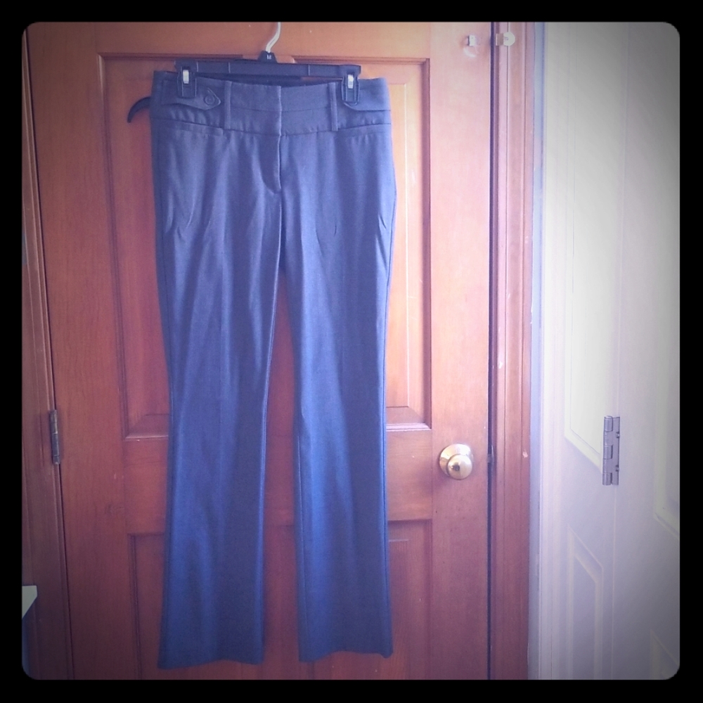 Gray dress slacks